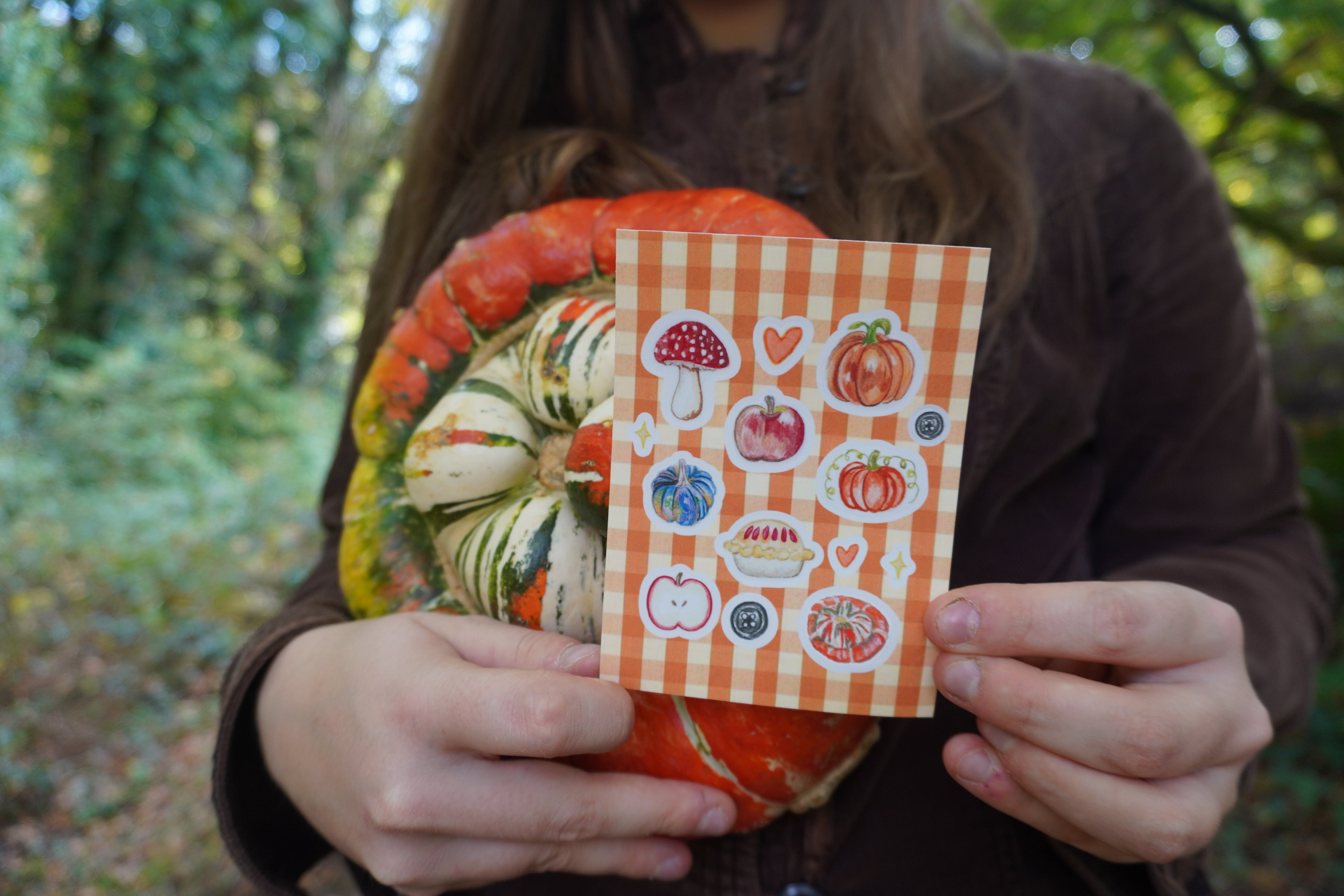 Autumn sticker sheet