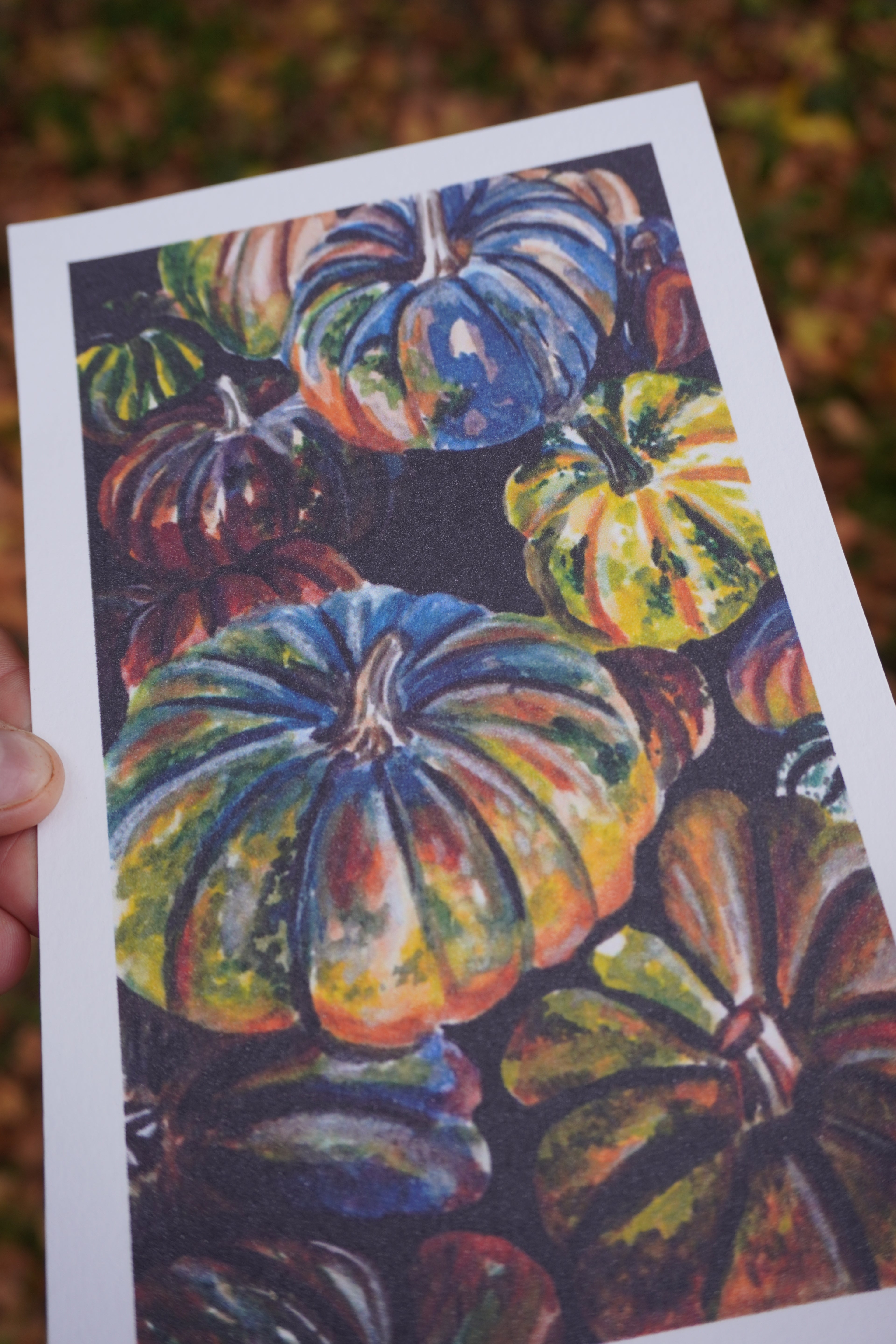 "Harvest Hues" print