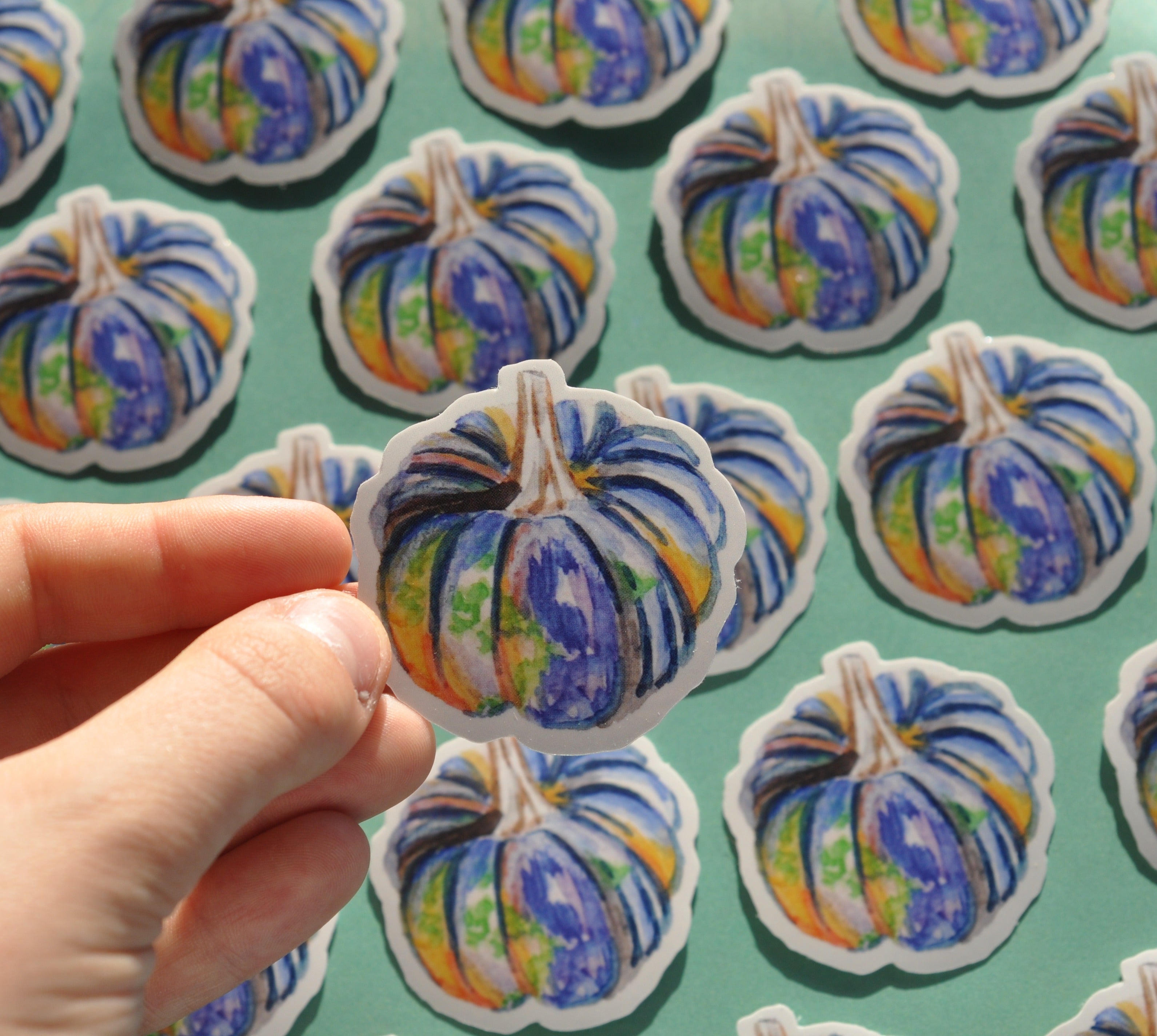 Pumpkin sticker