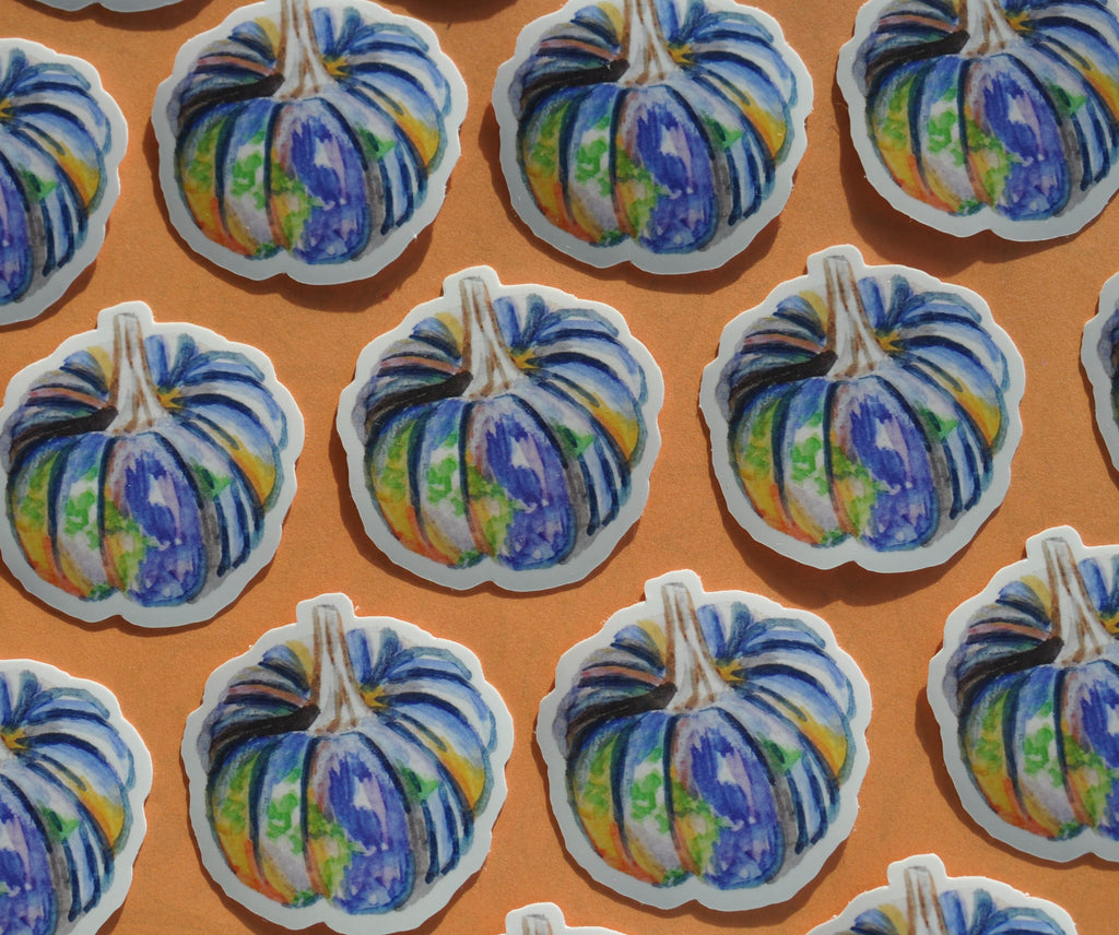 Pumpkin sticker