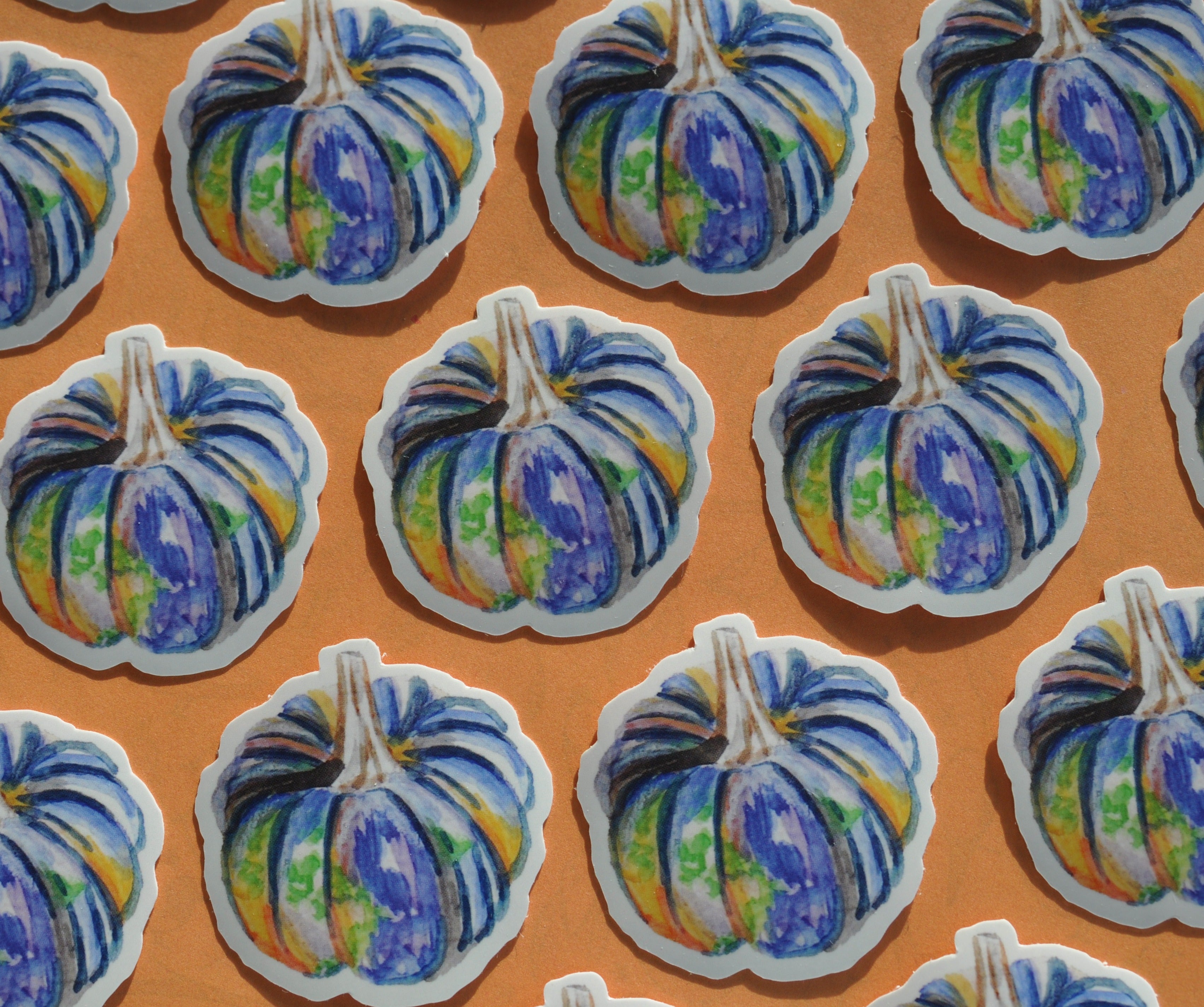 Pumpkin sticker
