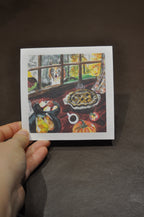 "A hungry visitor" print