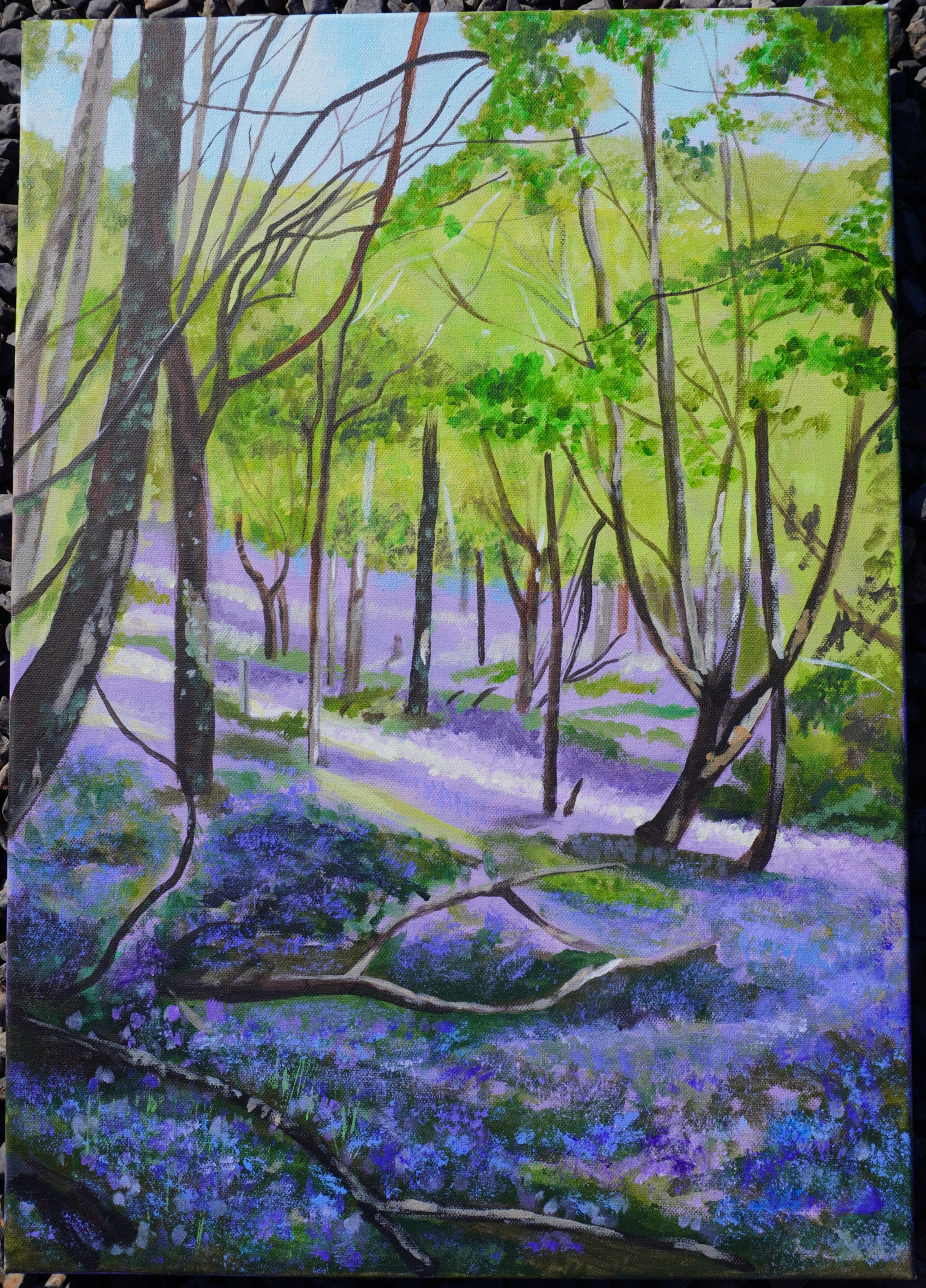 "Bluebell woods" Original Painting