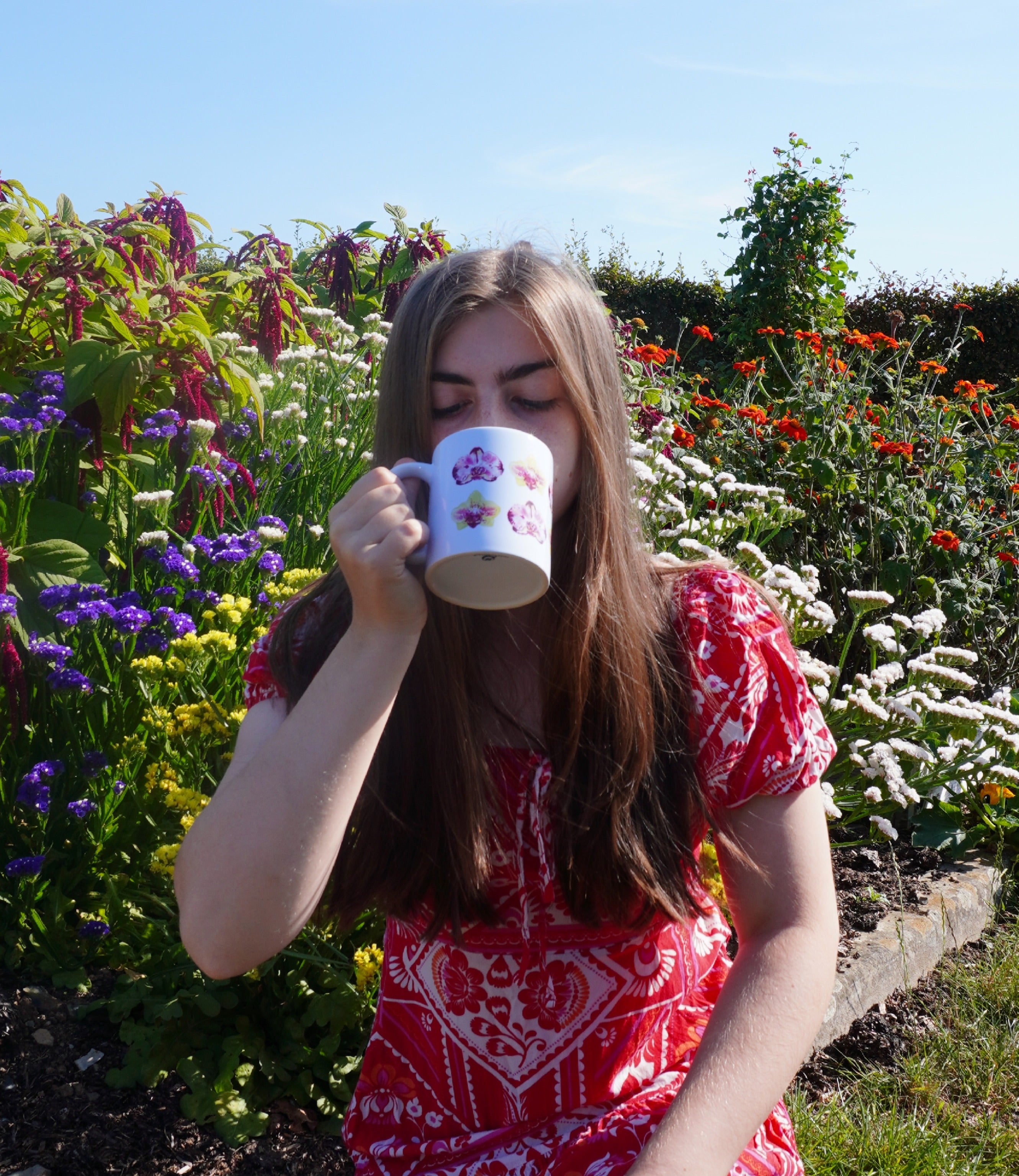 Orchid mug