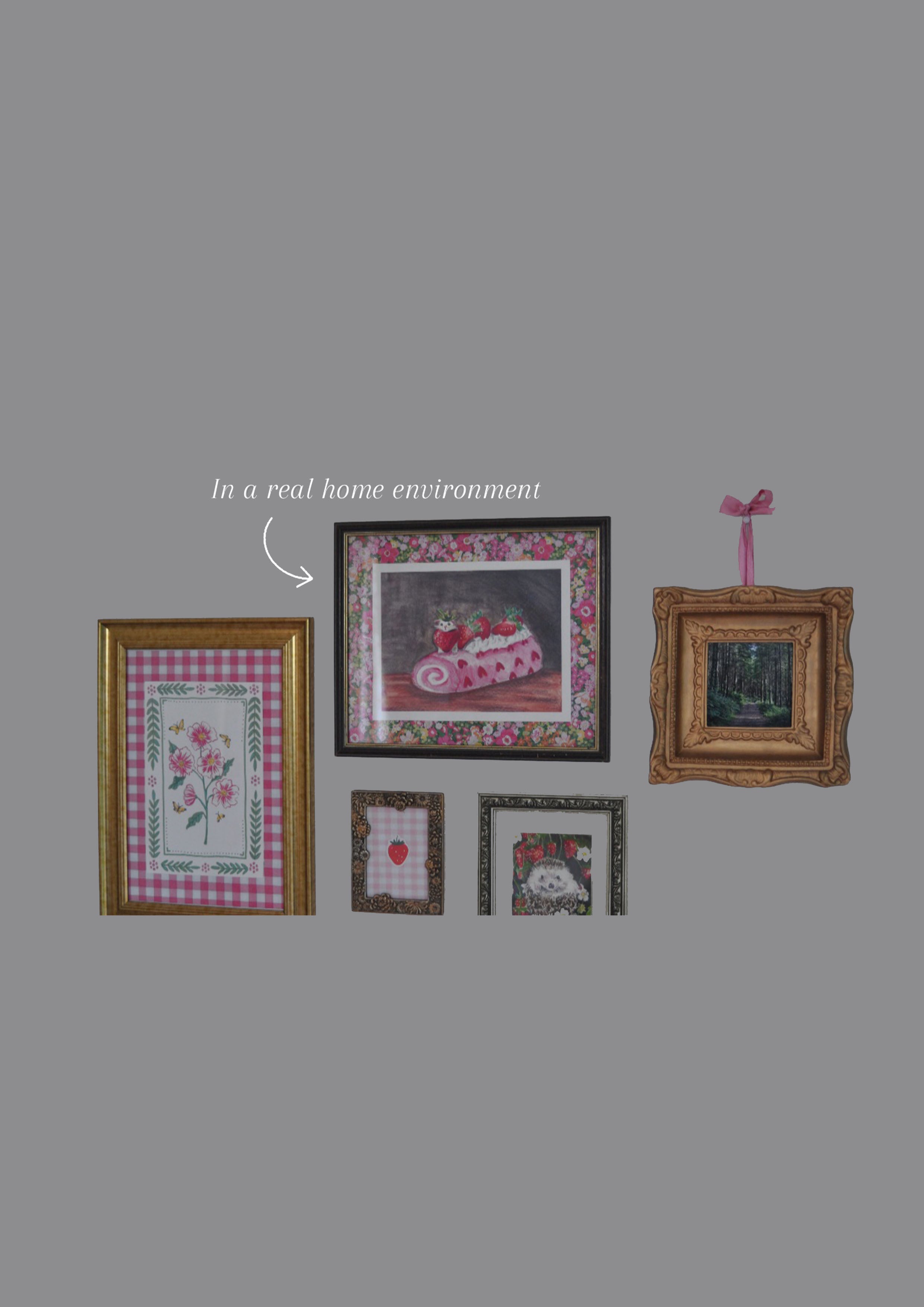 "A berry good day for mouse" print
