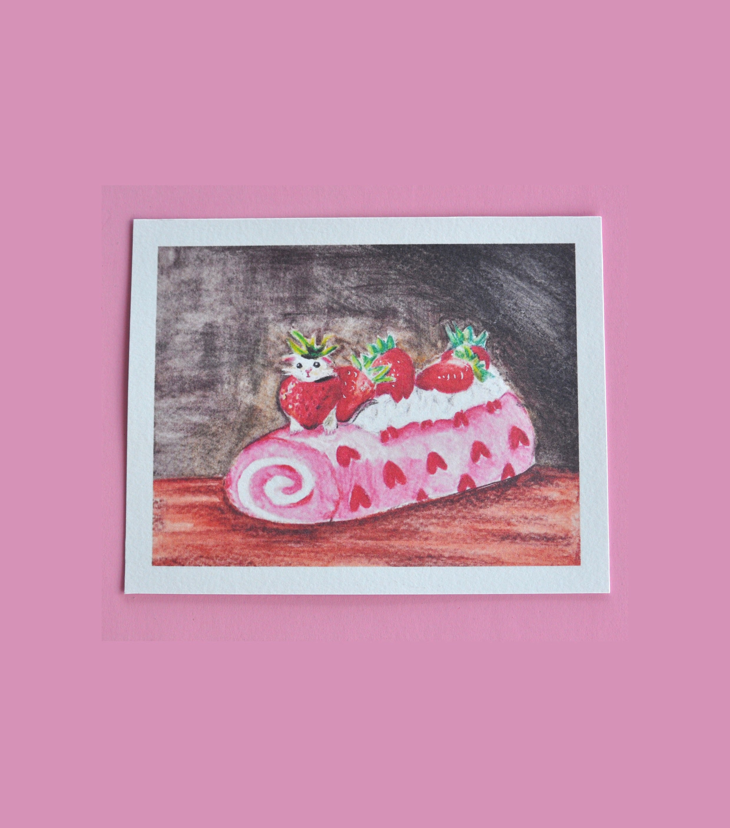 "A berry good day for mouse" print